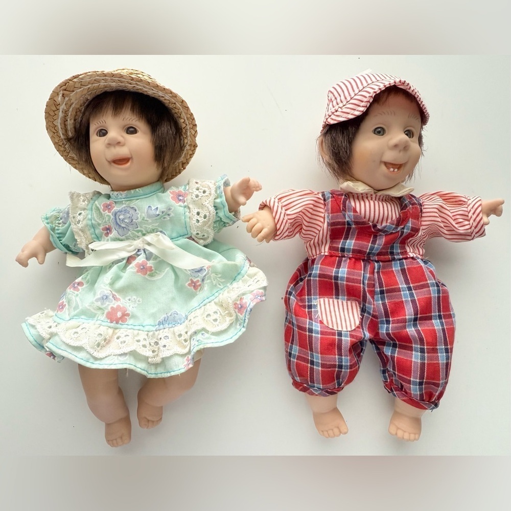 8” Vintage Bean Bag GI-Go dolls Baby